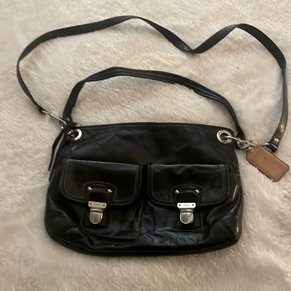 Coach bag - Black. Purchased at Macys. Crossbody.